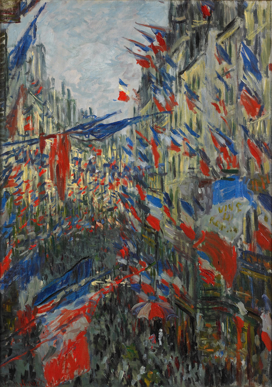Rue Saint-Denis, feest van 30 juni 1878 W470 - Claude Monet