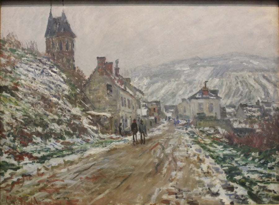 Dorpsstraat, Vétheuil. - Claude Monet