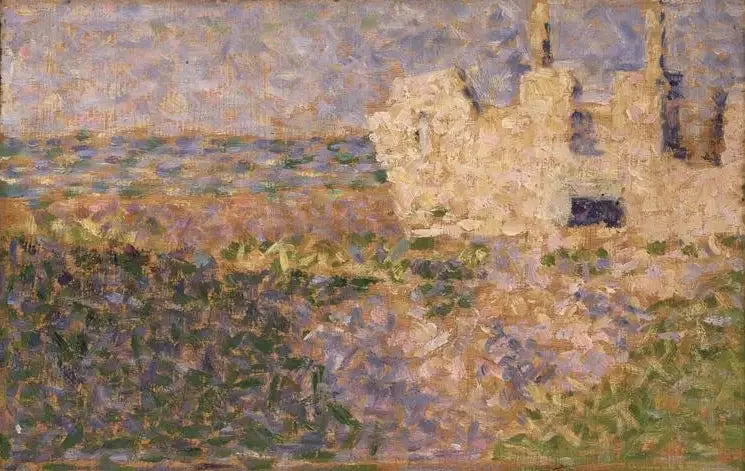 Ruïnes in Grandcamp - Georges Seurat