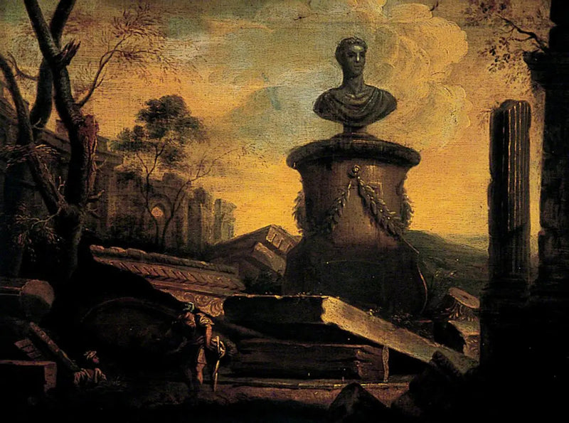 Ruïnes met een buste - Giovanni Paolo Panini

Source:
Ruines avec un buste - Giovanni Paolo Panini
