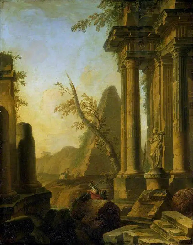 Klassieke ruïnes met soldaten - Giovanni Paolo Panini

Source:
Ruines classiques avec soldats - Giovanni Paolo Panini
