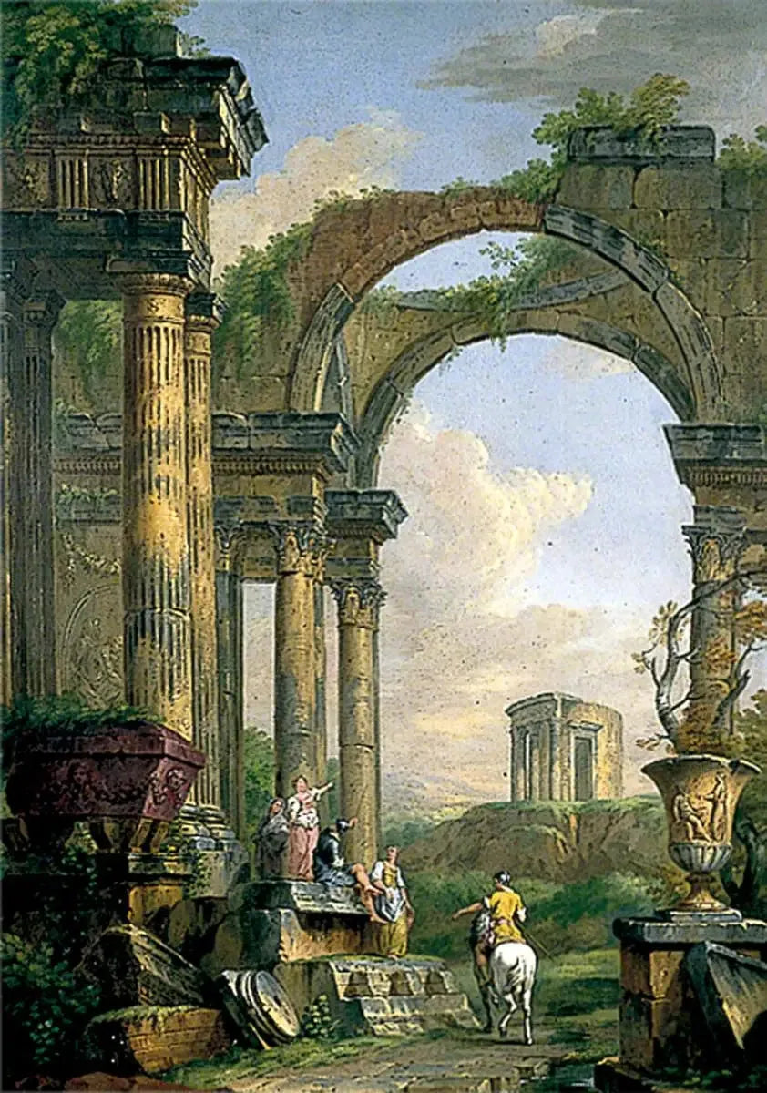Klassieke ruïnes - Giovanni Paolo Panini

Source:
Ruines classiques - Giovanni Paolo Panini