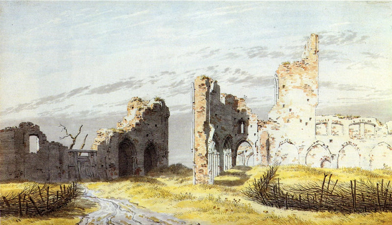 ruïnes van de Abdij van Eldena - Caspar David Friedrich