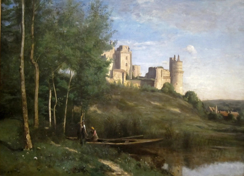Ruïnes van het Kasteel van Pierrefonds - Jean-Baptiste Camille Corot