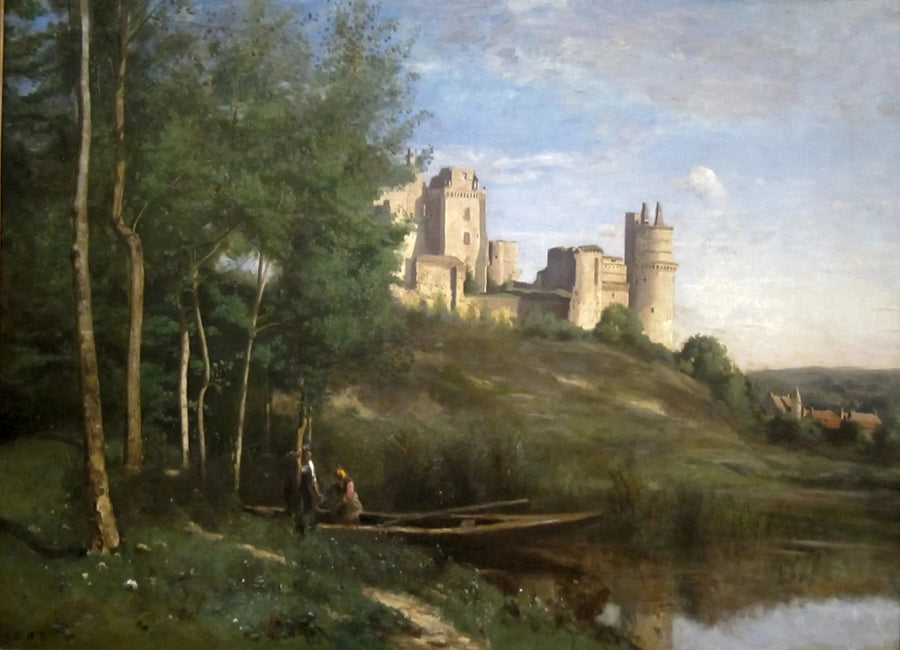 Ruïnes van het Kasteel van Pierrefonds - Jean-Baptiste Camille Corot
