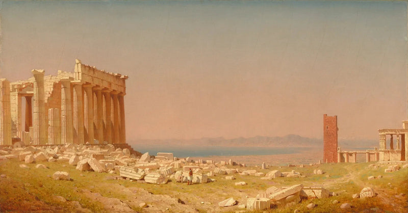 Ruïnes van het Parthenon - Sanford Robinson Gifford