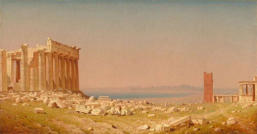 Ruïnes van het Parthenon - Sanford Robinson Gifford