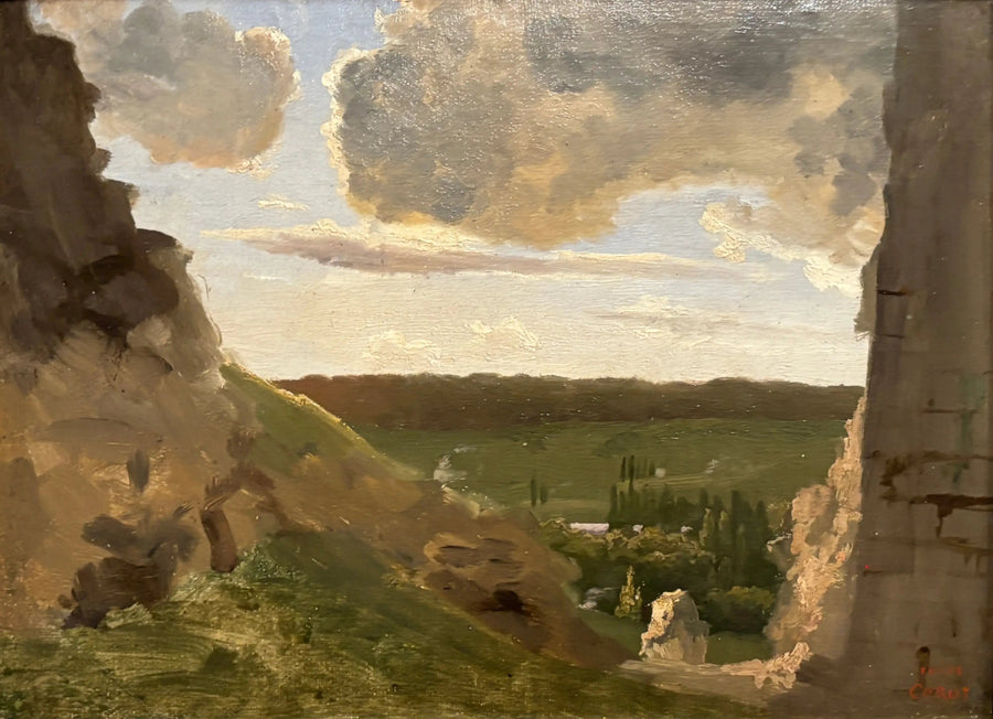 Middeleeuwse ruïnes - Jean-Baptiste Camille Corot