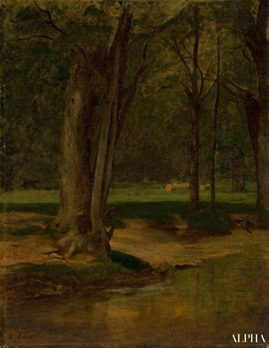 Trout Stream, North Conway - George Inness - Reproductions de tableaux et peintures haut de gamme