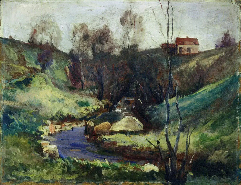 Beek in de lente - Edvard Munch