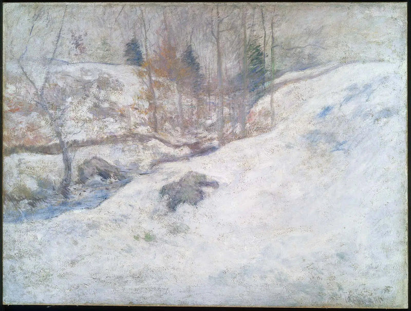 Beek in de winter - John Henry Twachtman

Source:
Ruisseau en hiver - John Henry Twachtman