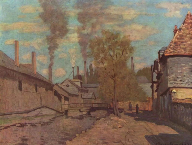De Ruisseau de Robec - Claude Monet