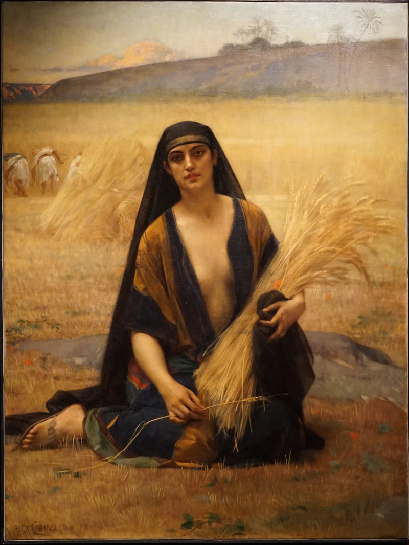 Ruth die door de velden van Booz loopt - Alexandre Cabanel

Source:
Ruth glanant dans les champs de Booz - Alexandre Cabanel