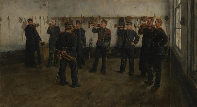 Oefenen op het signaal - Isaac Israëls