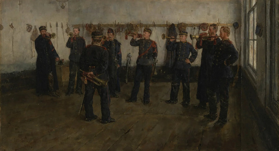 Oefenen op het signaal - Isaac Israëls