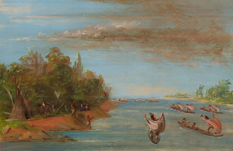 Sac en Fox die in een kano varen - George Catlin

Source:
Sac et Fox naviguant en canoë - George Catlin