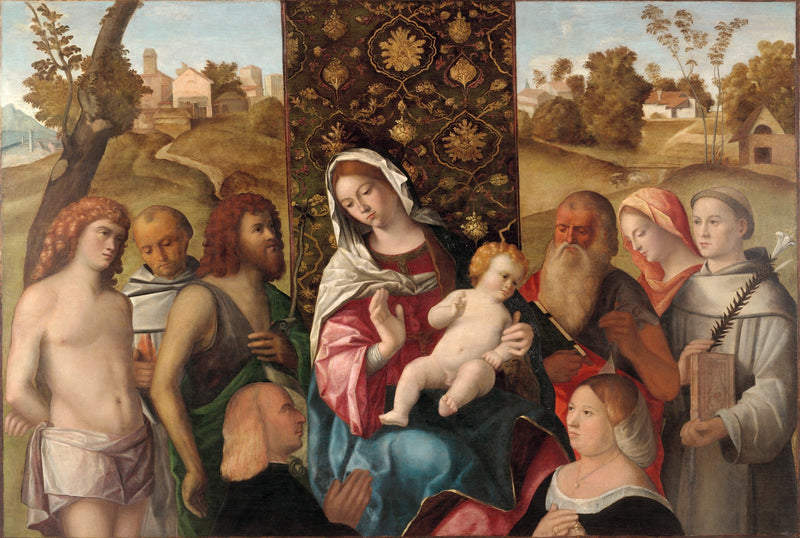 Sacra Conversatie met de donateurs - Cima da Conegliano