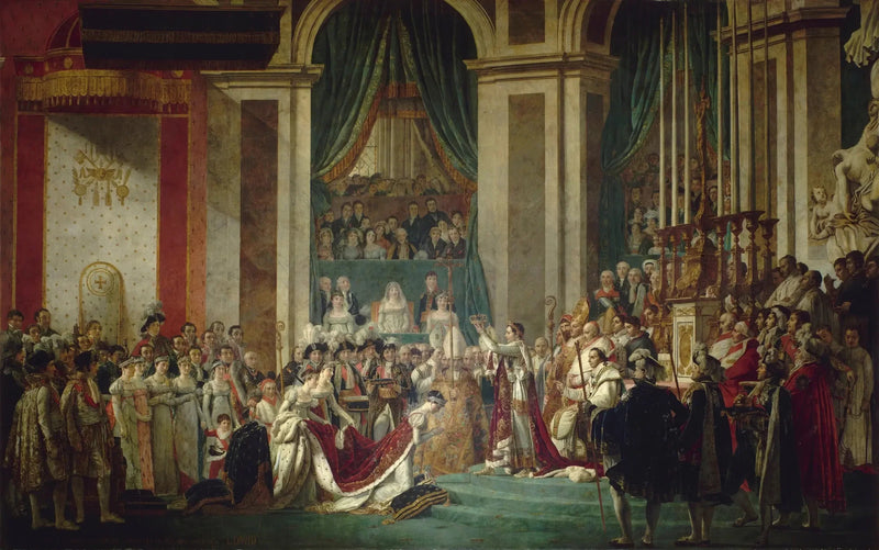 Wijding van keizer Napoleon I en kroning van keizerin Joséphine - Jacques-Louis David