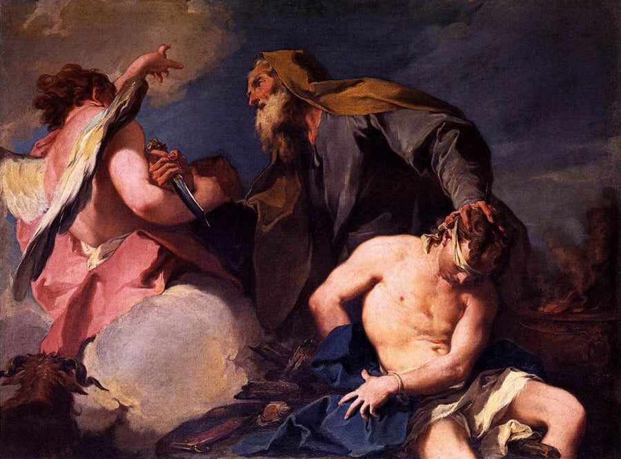 Izaäk's Offerande - Giovanni Battista Pittoni
