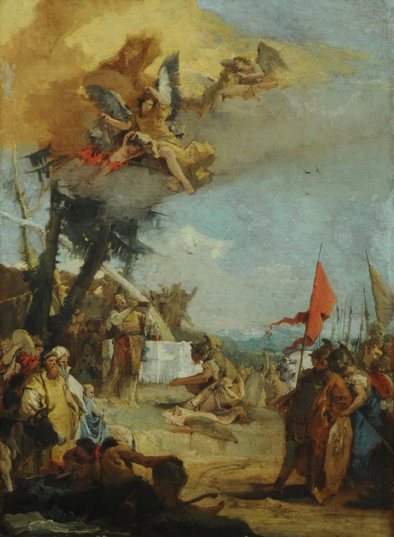 Offerande van Melchisédek - Giovanni Battista Tiepolo