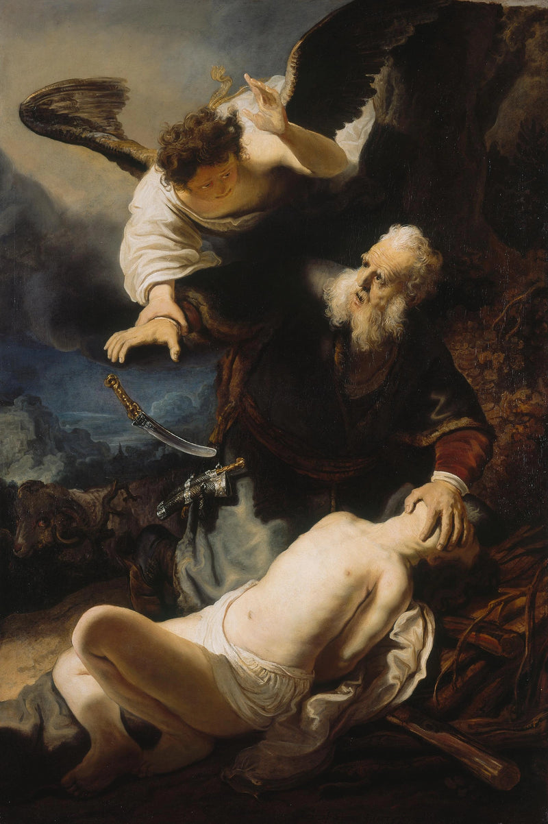 De Sacrifice van Isaak - Rembrandt