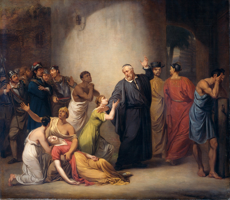 Le sacrifice de soi du prédicateur Hambroeck à Formose, 1662 - Jan Willem Pieneman
