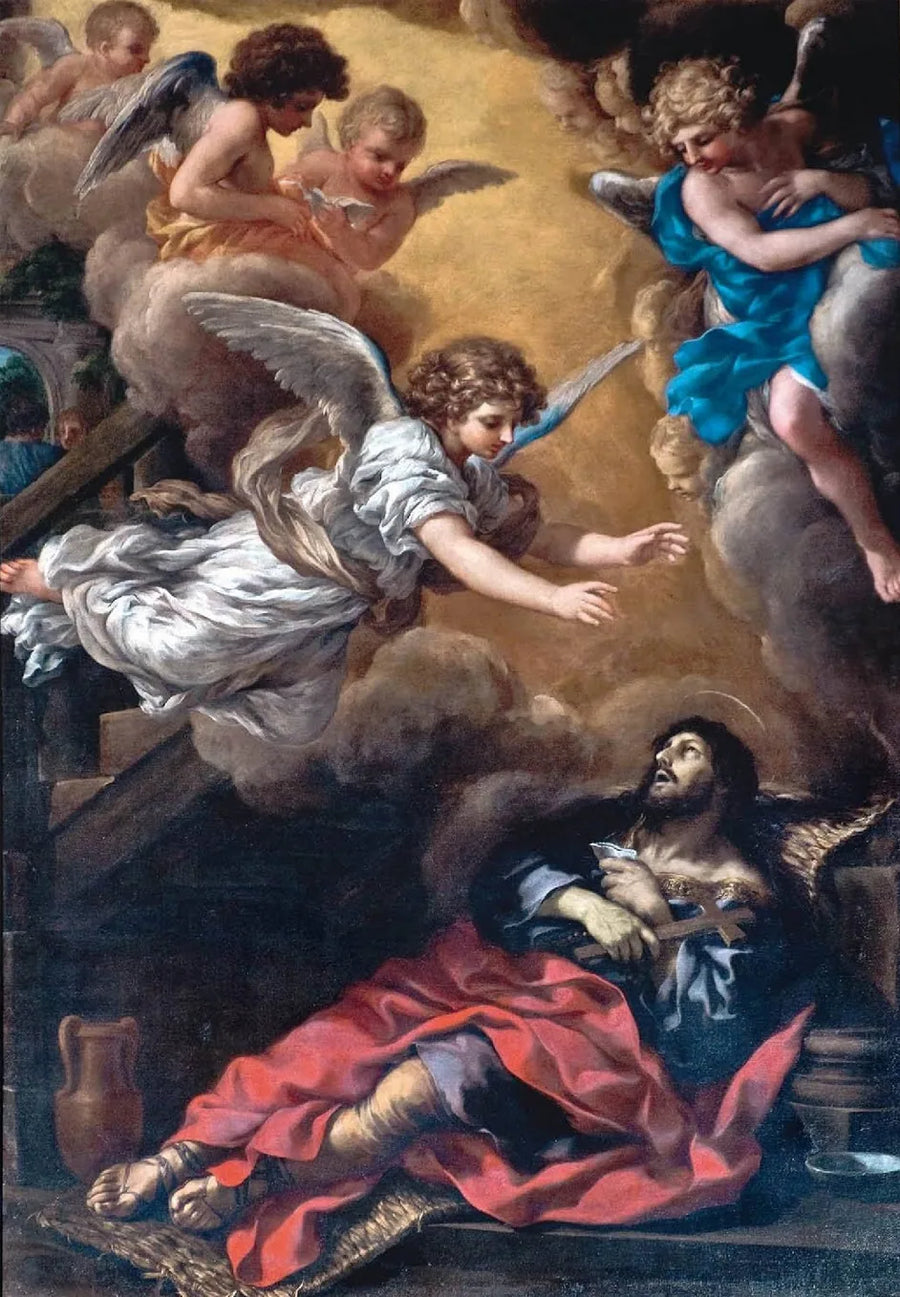 Sint Alexis stervend - Pietro da Cortona
