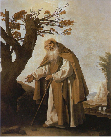Sint-Antonius Abt - Francisco de Zurbarán
