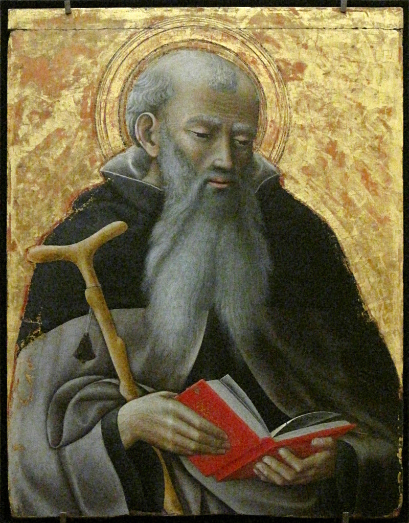 Abt Sint-Antonius - Meester van de Osservanza