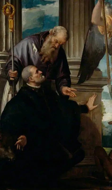 Sint-Antonius Abt, patroon van een knielende schenker - Paul Véronèse

Source:
Saint Antoine Abbé, patron d'un donateur agenouillé - Paul Véronèse