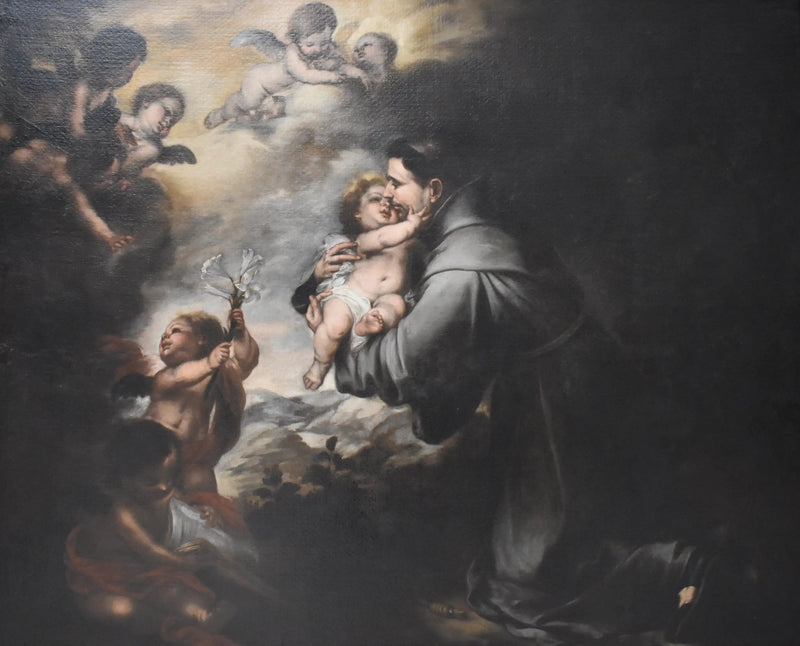 Sint-Antonius van Padua aanbiddend het Kind Jezus - Bartolomé Esteban Murillo

Source:
Saint Antoine de Padoue adorant l'Enfant Jésus - Bartolomé Esteban Murillo