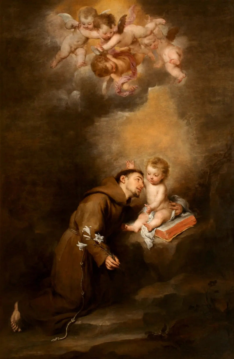 Sint-Antonius van Padua met het Kind - Bartolomé Esteban Murillo

Source:
Saint Antoine de Padoue avec l'Enfant - Bartolomé Esteban Murillo