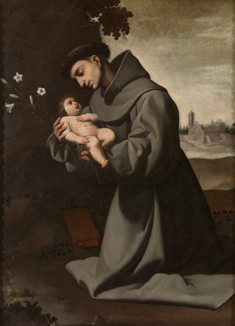 Sint Antonius van Padua met het Kind Jezus - Francisco de Zurbarán
