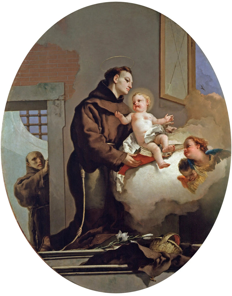 Sint-Antonius van Padua met het Kind Jezus - Giovanni Battista Tiepolo