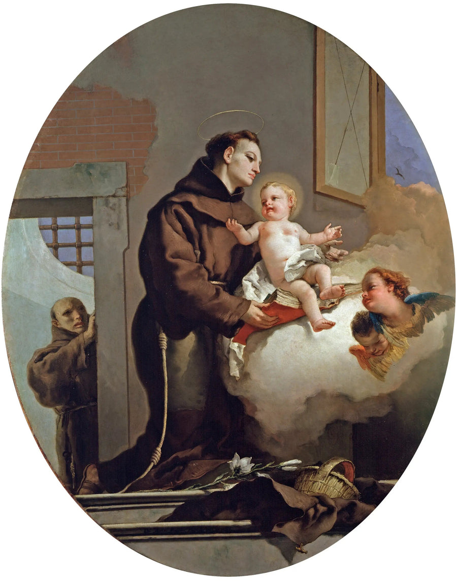 Sint-Antonius van Padua met het Kind Jezus - Giovanni Battista Tiepolo