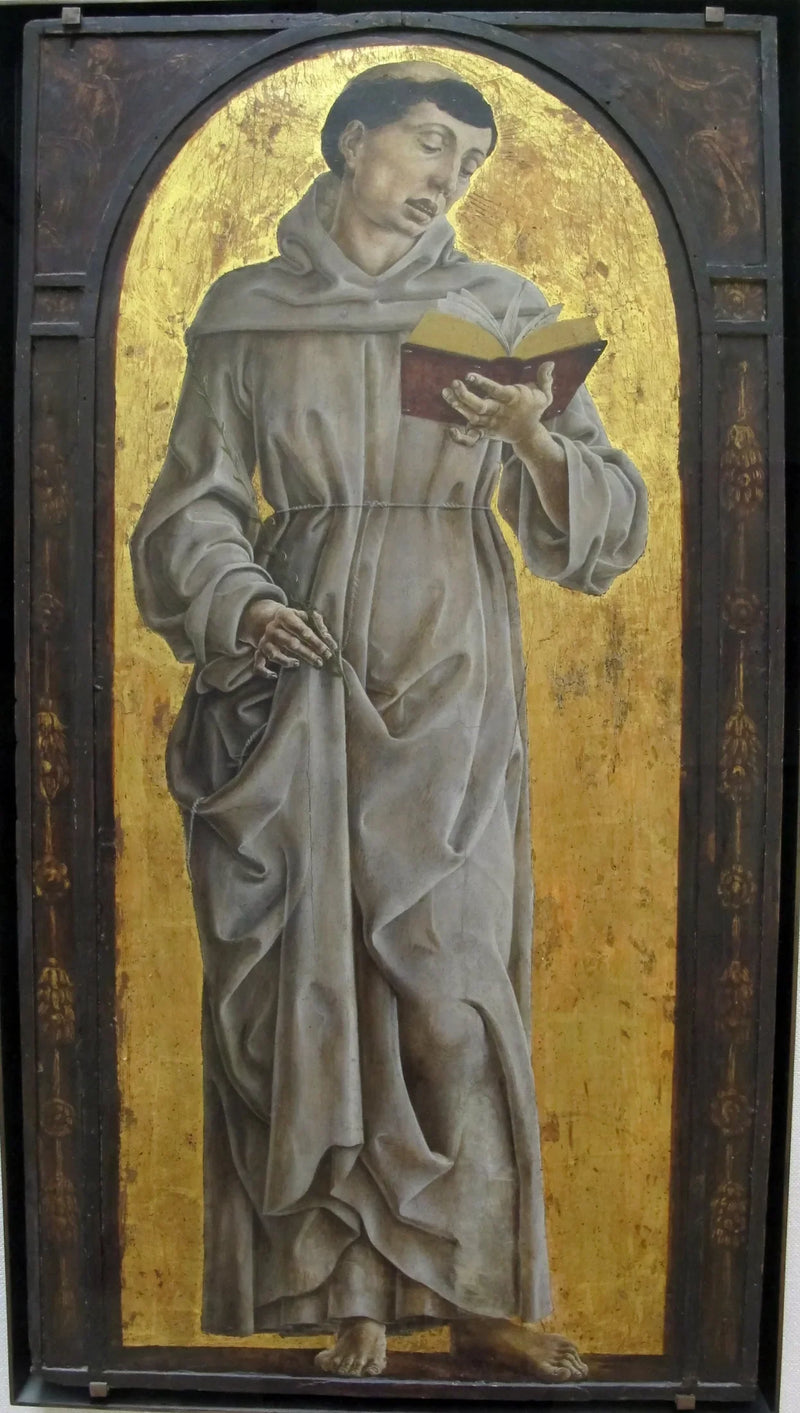 Sint-Antonius van Padua lezend - Cosmé Tura