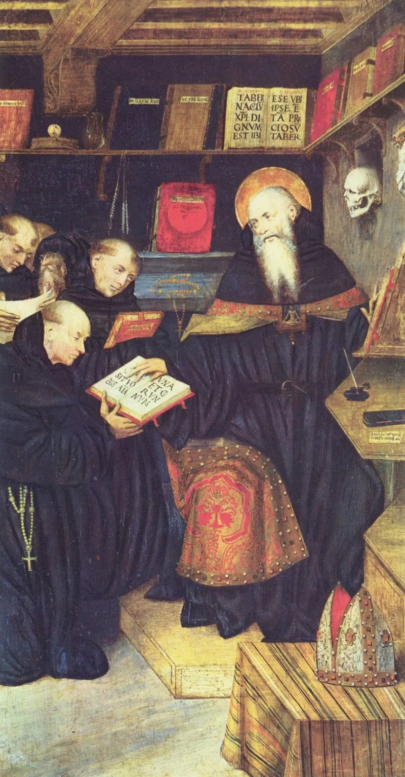 Sint Augustinus en de kluizenaars - Gaudenzio Ferrari