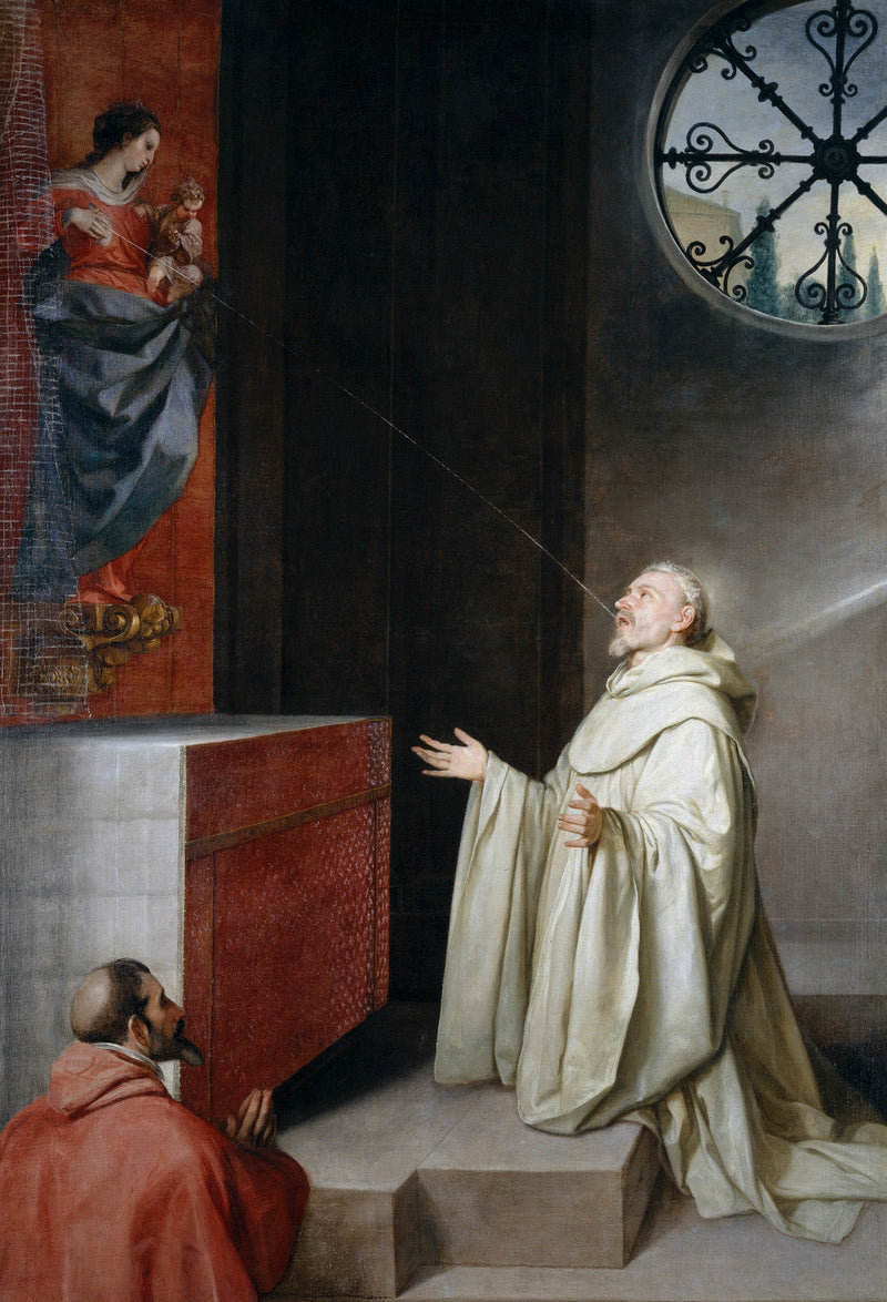 Sint Bernard en de Maagd - Alonso Cano