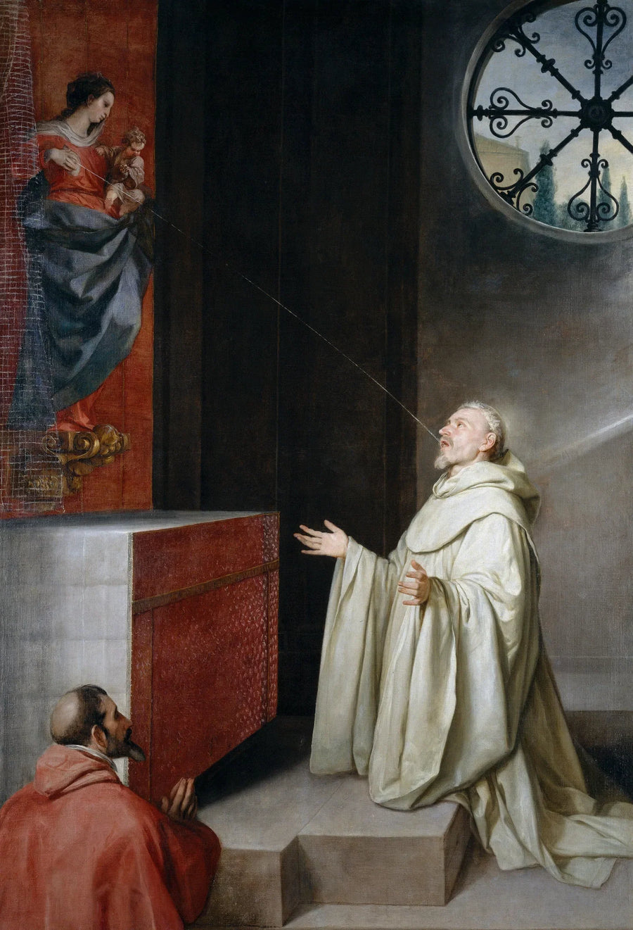 Sint Bernard en de Maagd - Alonso Cano