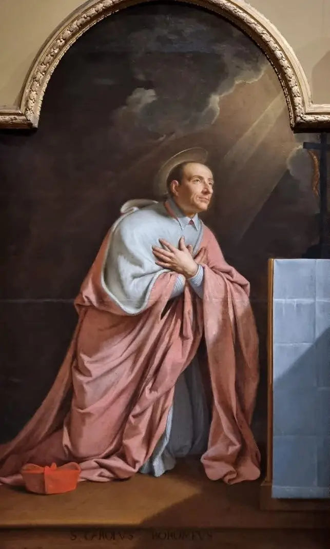 Sint Charles Borromeo in gebed - Philippe de Champaigne