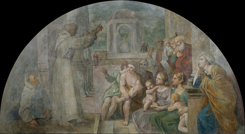 Sint Didaque predikt - Annibale Carracci