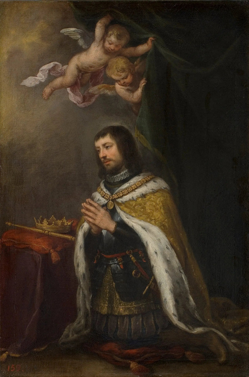Sint Ferdinand, koning van Castilië, León en Asturië - Bartolomé Esteban Murillo

Source:
Saint Ferdinand, roi de Castille, de Léon et des Asturies - Bartolomé Esteban Murillo