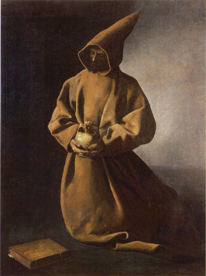 Sint Franciscus knielend - Francisco de Zurbarán