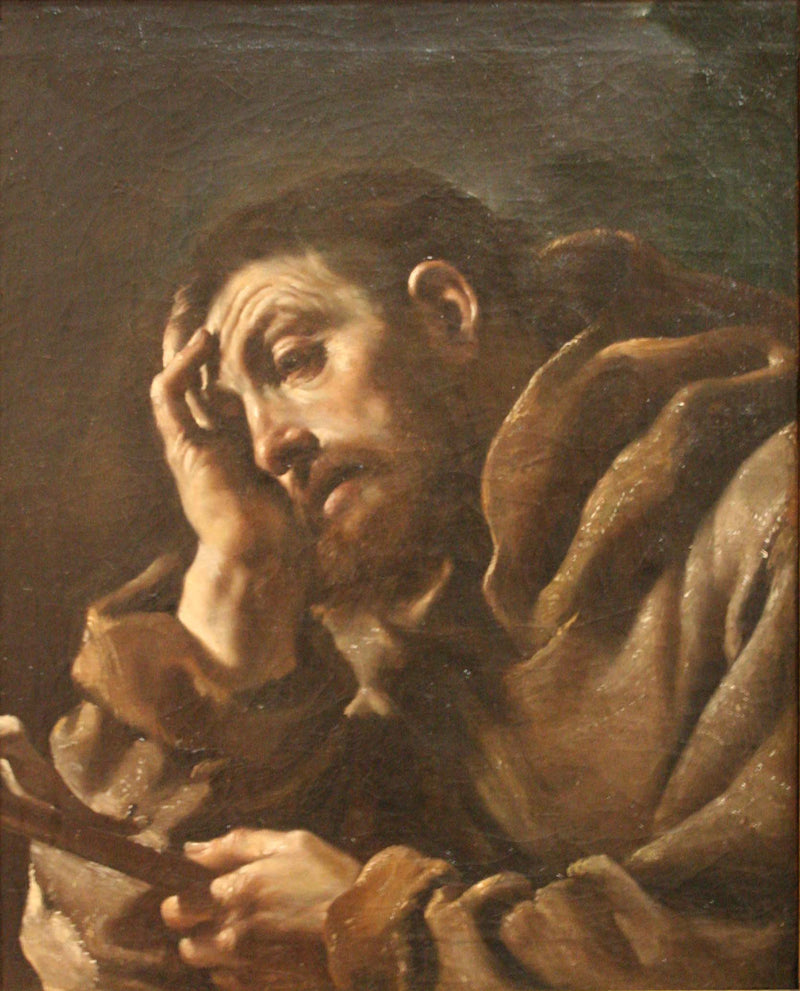 Sint Franciscus van Assisi in meditatie - Guercino