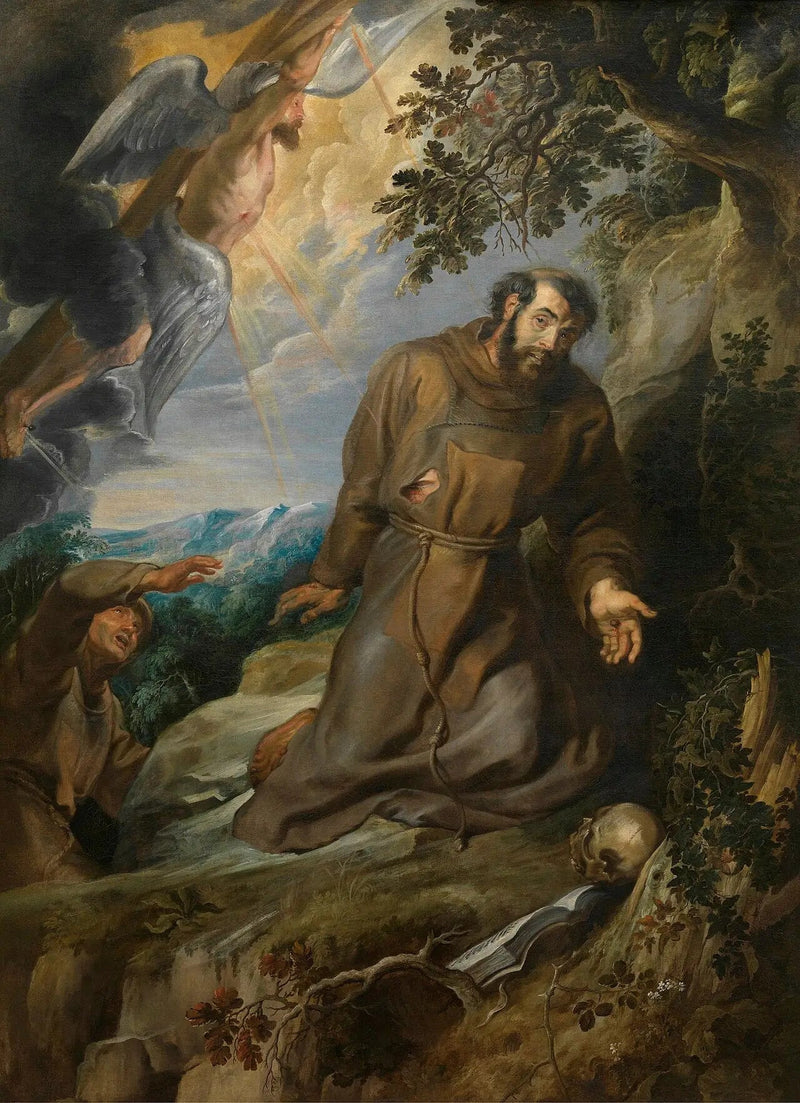 Sint Franciscus van Assisi die de Stigmata ontvangt - Peter Paul Rubens