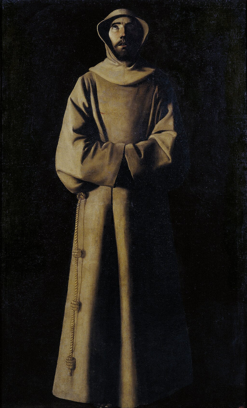 Sint Franciscus van Assisi volgens de visie van paus Nicolaas V - Francisco de Zurbarán