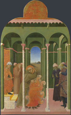 Saint François devant le Sultan - Sassetta image 1 tableau peint à l’huile sur toile