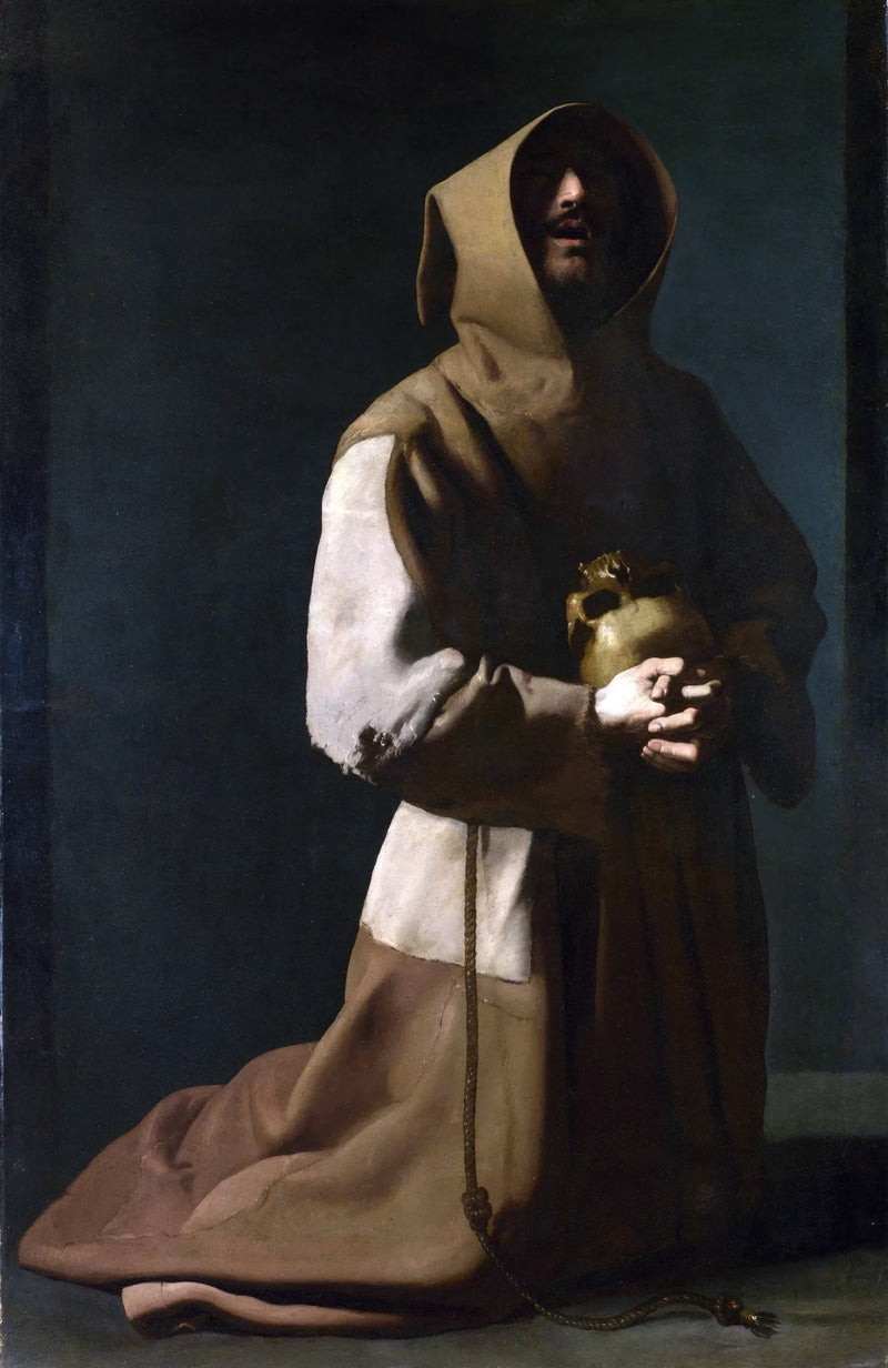 Sint Franciscus in meditatie - Francisco de Zurbarán