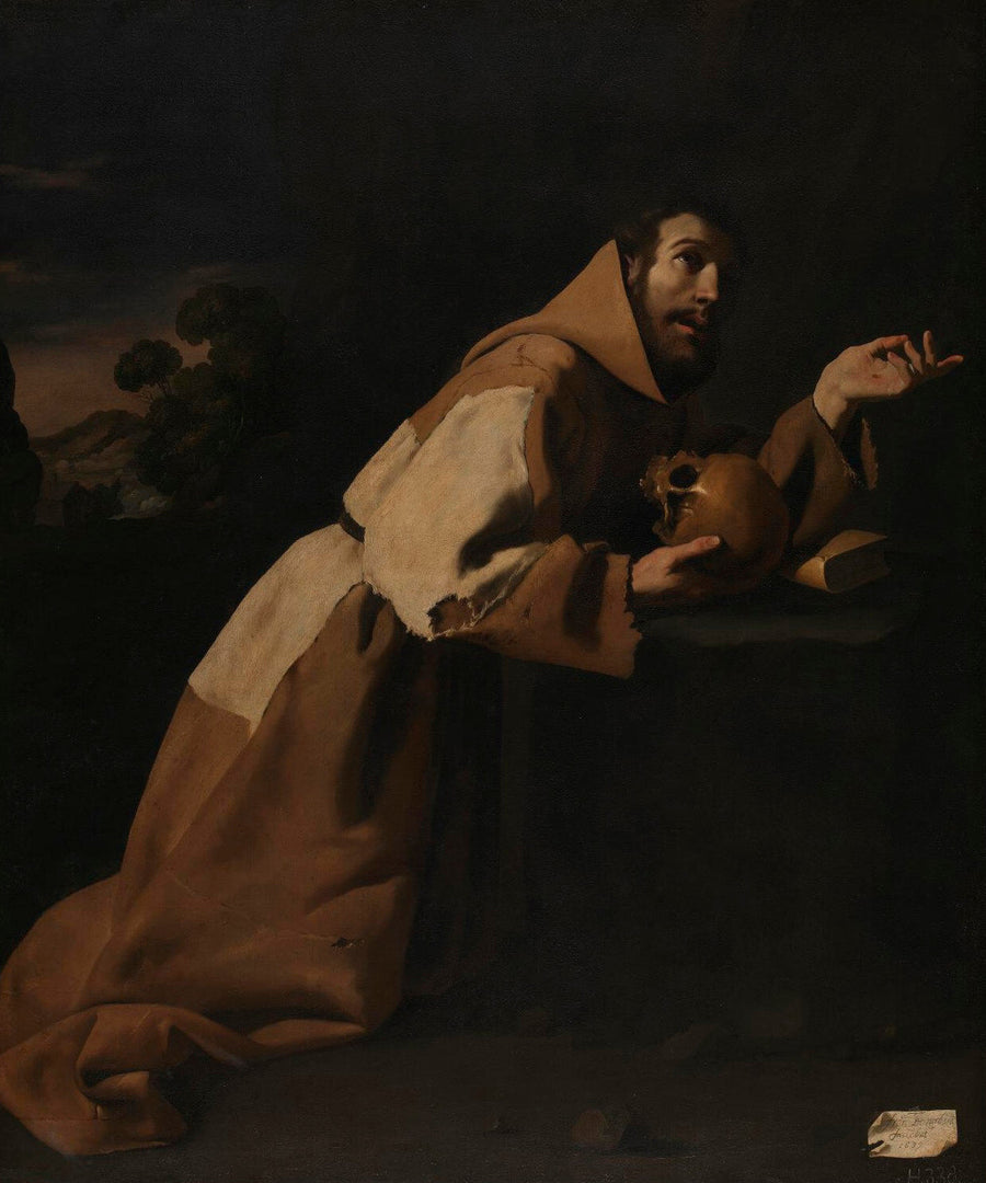Sint Franciscus in meditatie - Francisco de Zurbarán