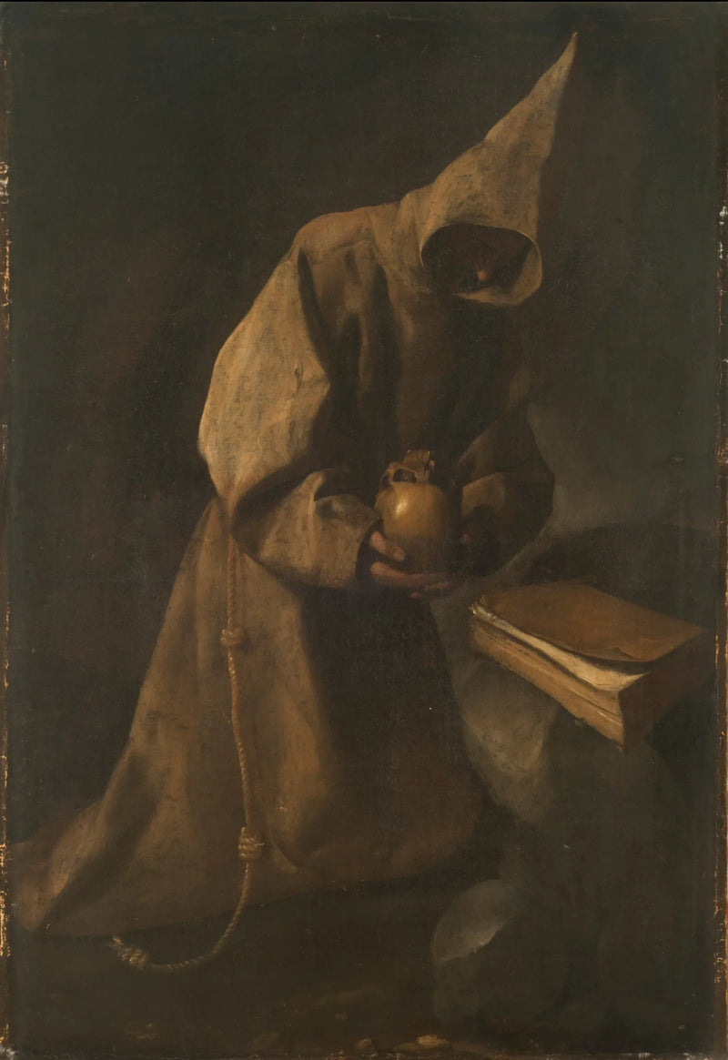 Sint Franciscus in meditatie - Francisco de Zurbarán